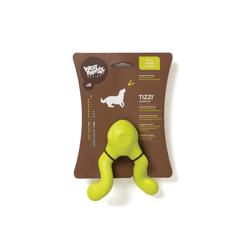 West Paw Zogoflex Tizzi Fetch Play Toy for Dogs - Wagr - The Smart Petcare Platform