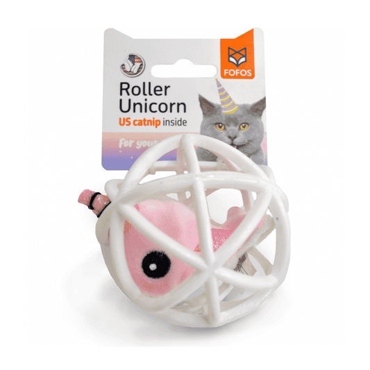 Fofos Unicorn in a Cage Cat Toy