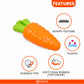 Fofos Vegi-Bites Carrot Dog Chew Toy