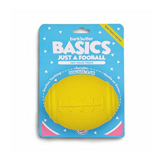 Barkbutler Basics - Just A Fooball Chew Toy - Wagr Petcare