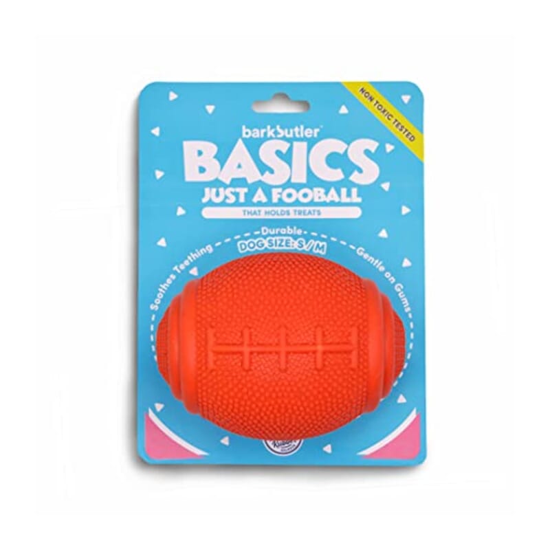 Barkbutler Basics - Just A Fooball Chew Toy - Wagr Petcare