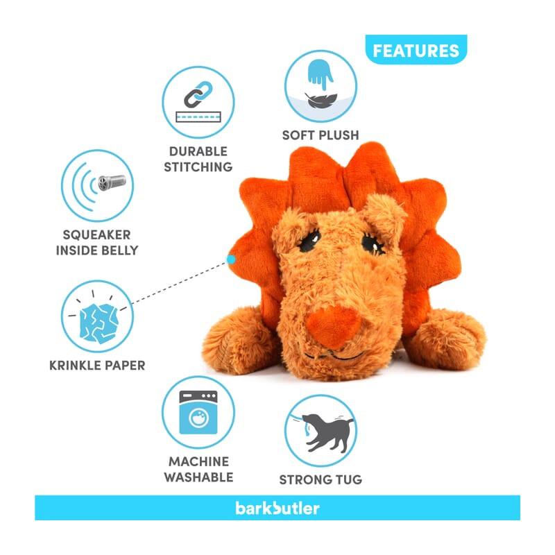 Barkbutler Lulu The Lioness Chew Toy - Wagr Petcare