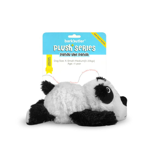 Barkbutler Pandu The Panda Chew Toy - Wagr Petcare