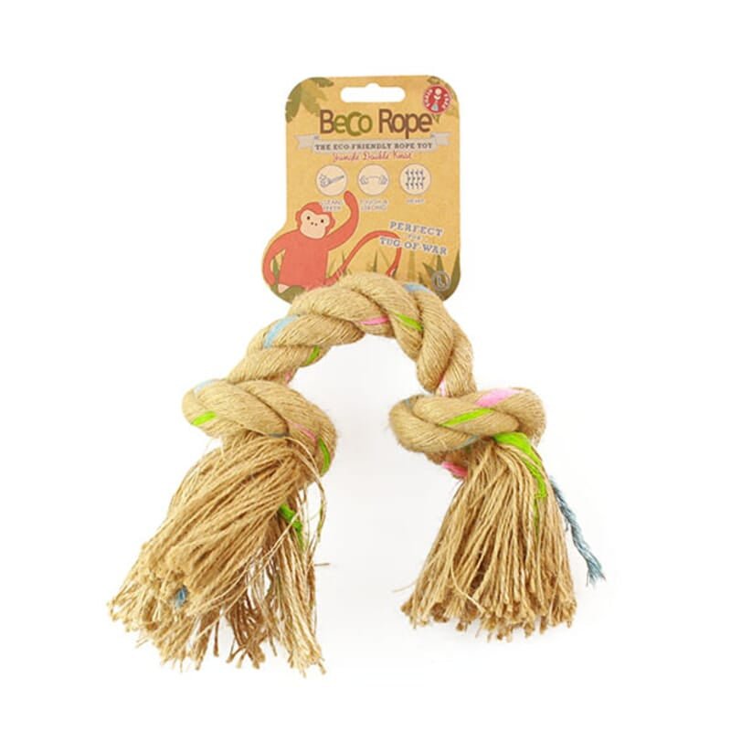 Beco Hemp Rope Double Knot Toy for Dogs - Wagr - The Smart Petcare Platform