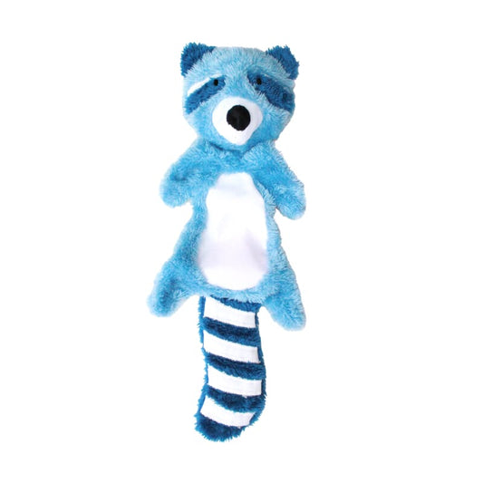 Beco Pet Stuffing Free Racoon Toy for Dogs - Blue - Wagr - The Smart Petcare Platform