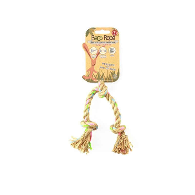 Beco Rope Jungle Triple Knot Toy for Dogs - Multi Colour - Wagr - The Smart Petcare Platform