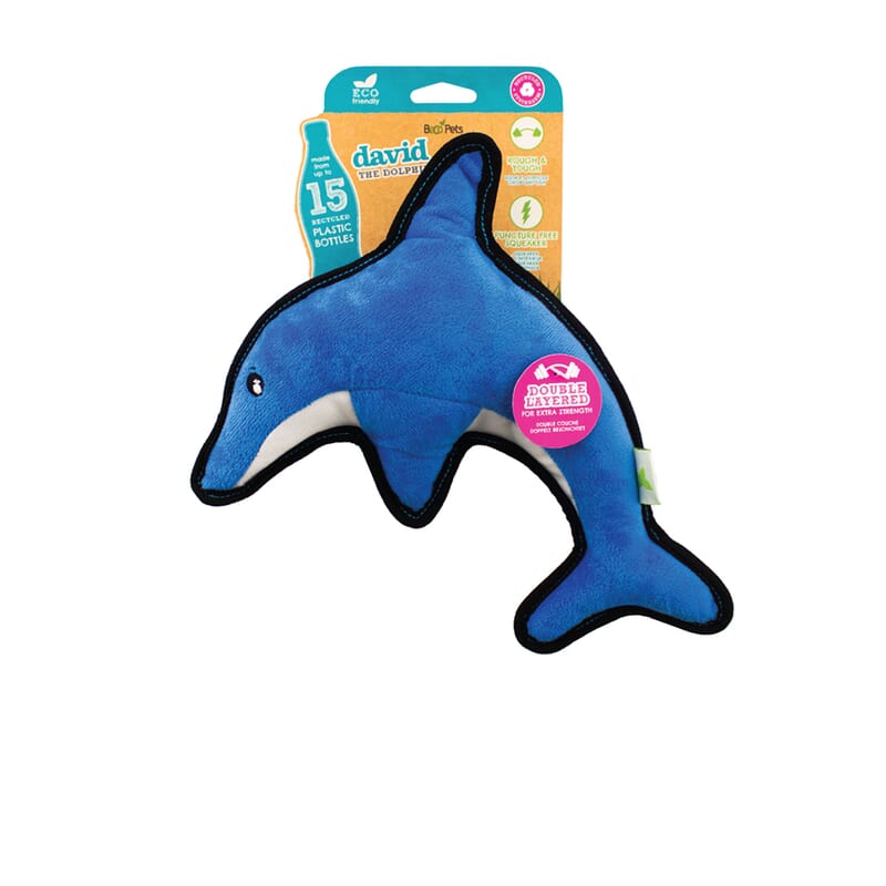 Beco Rough and Tough Dolphin Toy for Dogs - Wagr - The Smart Petcare Platform