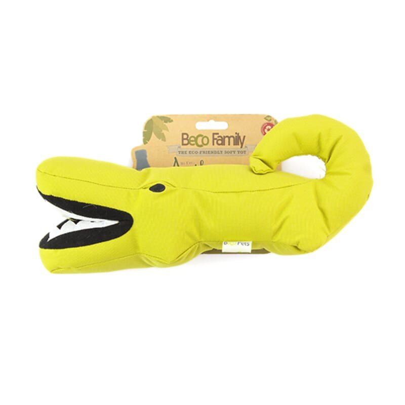 Beco Soft Aretha The Alligator Toy with Squeeker for Dogs - Wagr - The Smart Petcare Platform