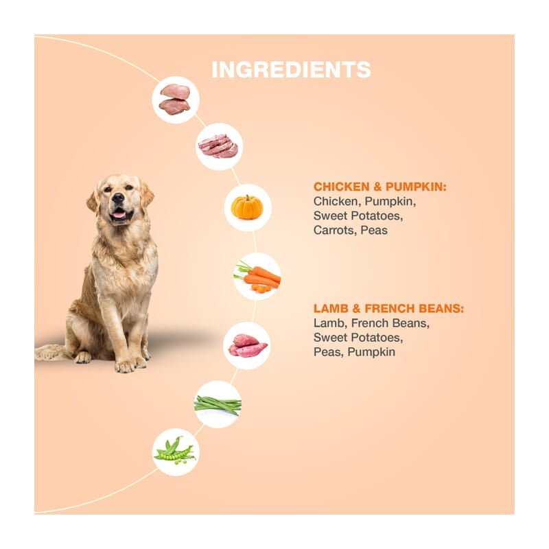 Benny's Bowl Delicious Fresh Dog Food - Non Veg Combo - Wagr - The Smart Petcare Platform
