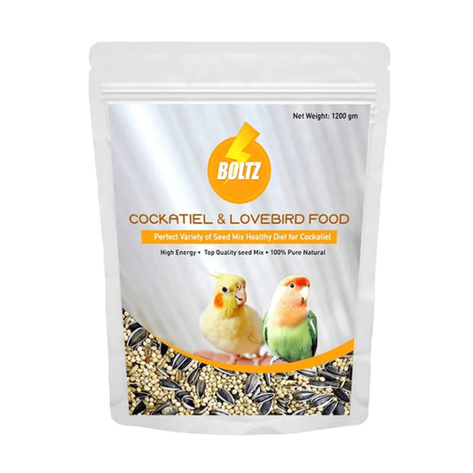 Boltz Cockatiel & Lovebirds Food 1.2kg - Wagr - The Smart Petcare Platform