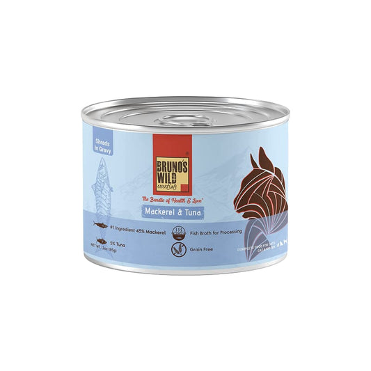 Bruno's Wild Essentials - Mackerel and Tuna Cat Wet Food - Wagr Petcare