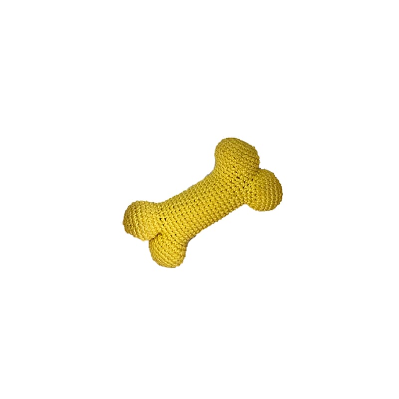 Captain Zack Crochet Bone Bisquit Dog Toy - Wagr - The Smart Petcare Platform