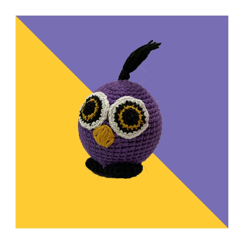 Captain Zack Crochet Owl Dog Toy - Wagr - The Smart Petcare Platform