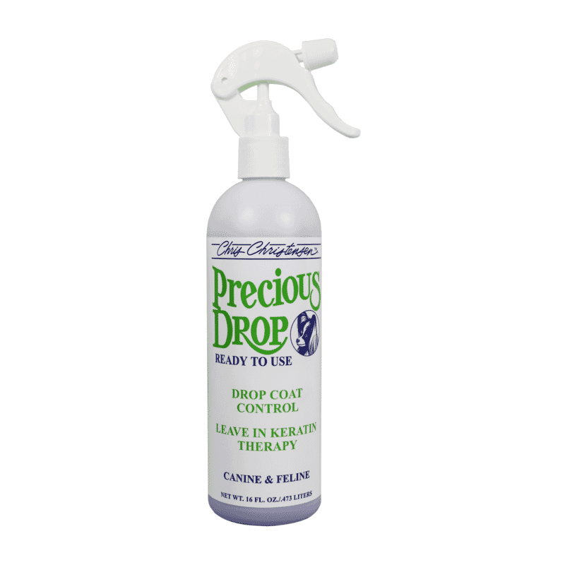 Chris Christensen Precious Drop Keratin Spray Ready to Use, 16 oz./473ml - Wagr - The Smart Petcare Platform