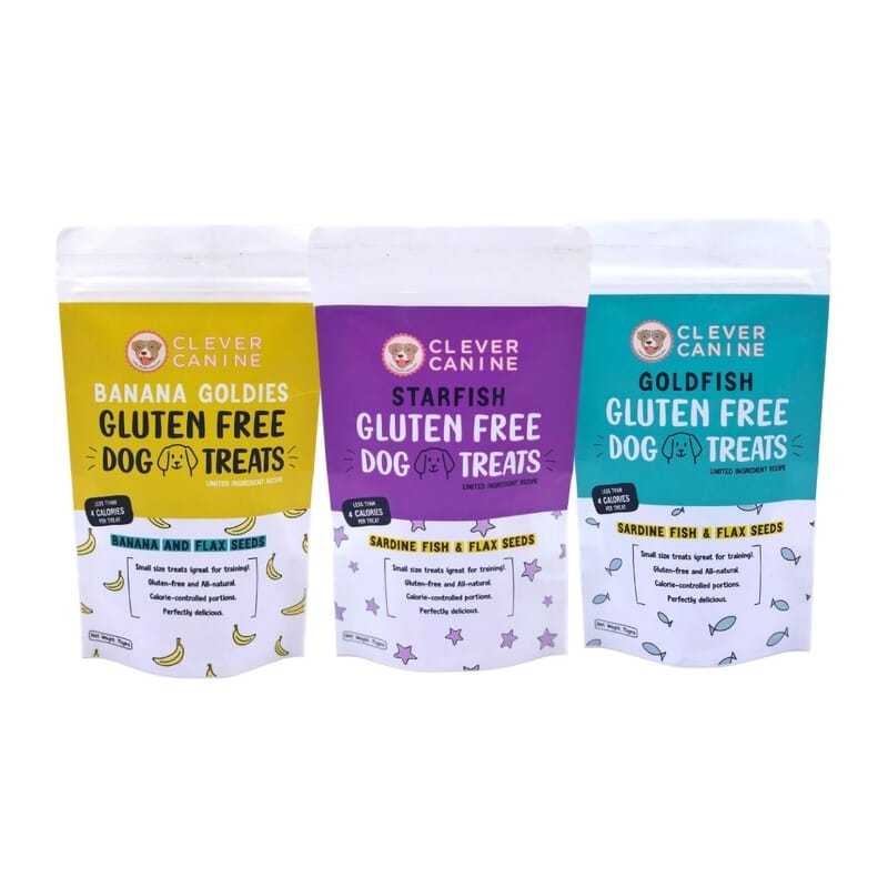 Clever Canine Gluten Free Dog Treats Combo (Pack of 3) - Wagr - The Smart Petcare Platform
