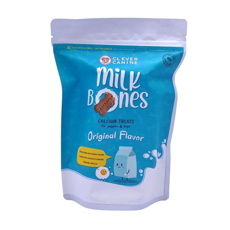 Clever Canine Original Flavour Milk Bones Calcium Treat 200g - Wagr - The Smart Petcare Platform