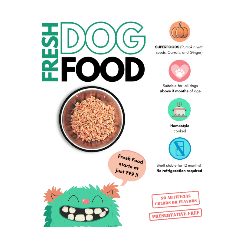 Doggos The Monster Club (800g of Fresh dog food + 2 flavours of Instant Bone Broth) - Wagr Petcare