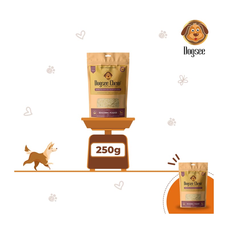 Dogsee Chew Seasoning Powder- 250g - Wagr - The Smart Petcare Platform