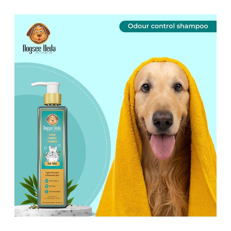 Dogsee Veda Odour Control Shampoo, Tea Tree Shampoo for Dogs - Wagr - The Smart Petcare Platform