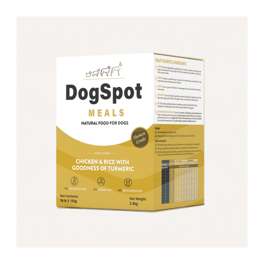 DogSpot Meals Chicken Gravy with Goodness of Curcumin for Medium Dogs, 150 gm - Wagr - The Smart Petcare Platform