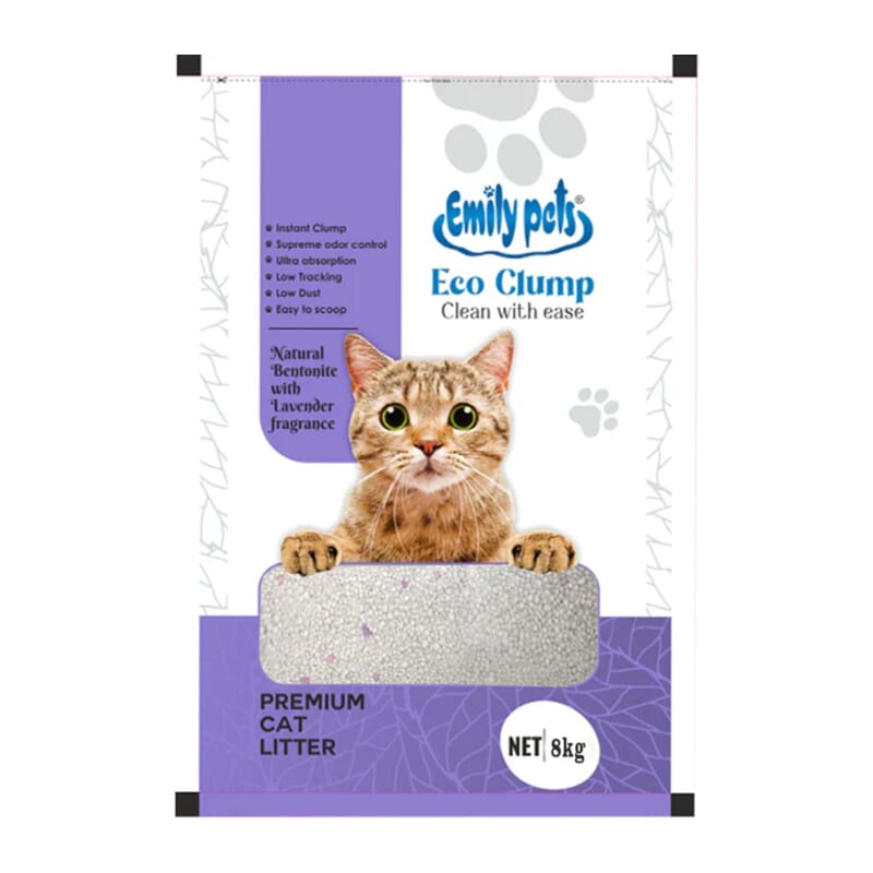 Emily Pets Fresh Scented Bentonite Cat Litter Lavender 4.5 kg - Wagr - The Smart Petcare Platform