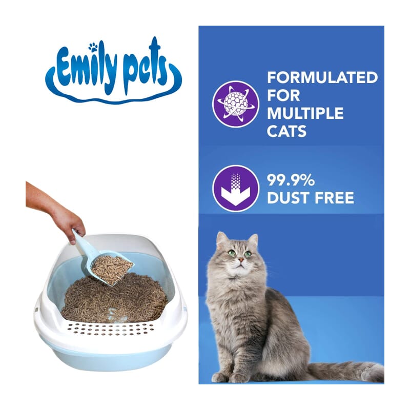 Emily Pets Pine Wood Cat Litter for Cats and Rabbit, 5 kg - Wagr - The Smart Petcare Platform
