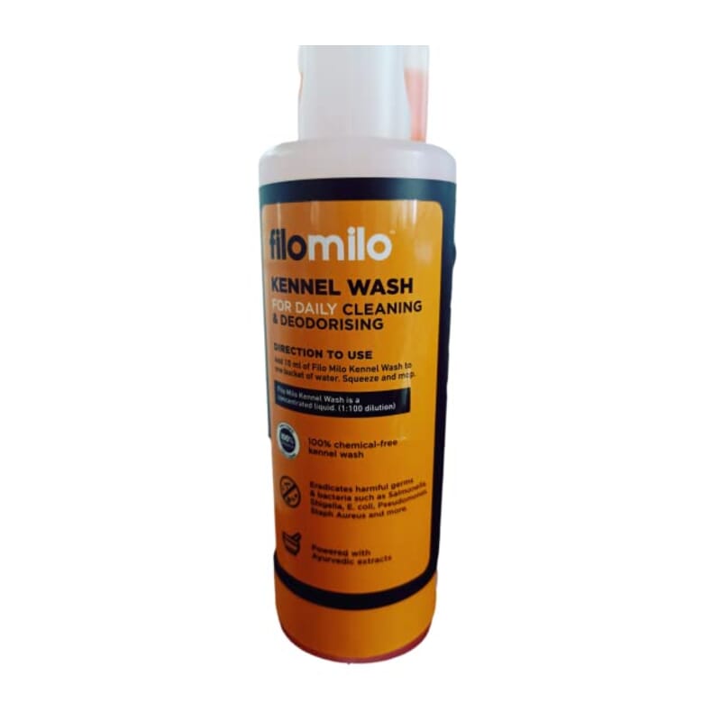 Filomilo Kennel Wash 100 Chemical Free, 1ltr Wagr Petcare