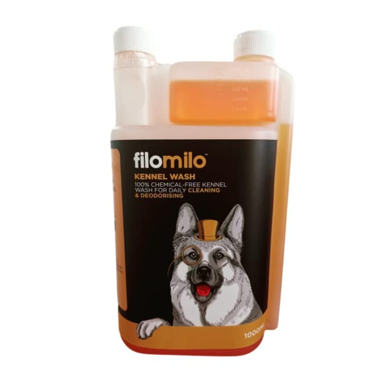 Filomilo Kennel Wash 100 Chemical Free, 1ltr Wagr Petcare