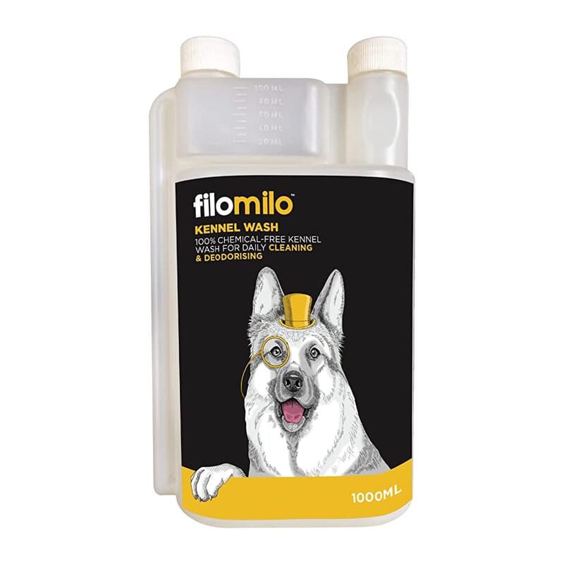 Filomilo Kennel Wash 100 Chemical Free, 1ltr Wagr Petcare