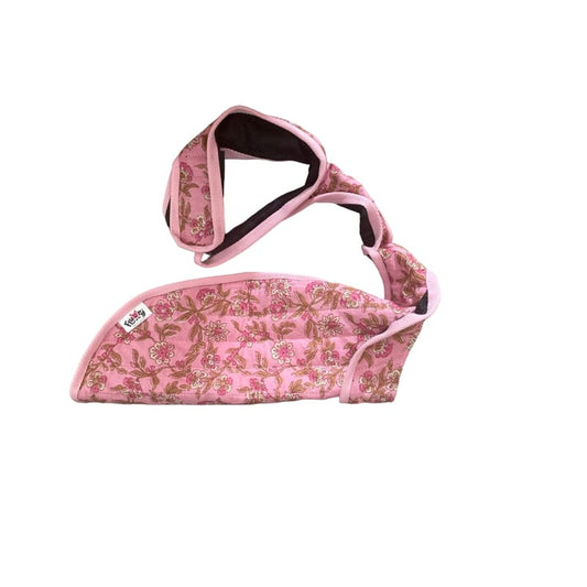 Flury Cotton Quilted Coat for Dogs Single Strap - Pink Love - Wagr Petcare