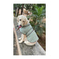 Flury Cotton Quilted Coat for Dogs Single Strap - Zigzag - Wagr Petcare