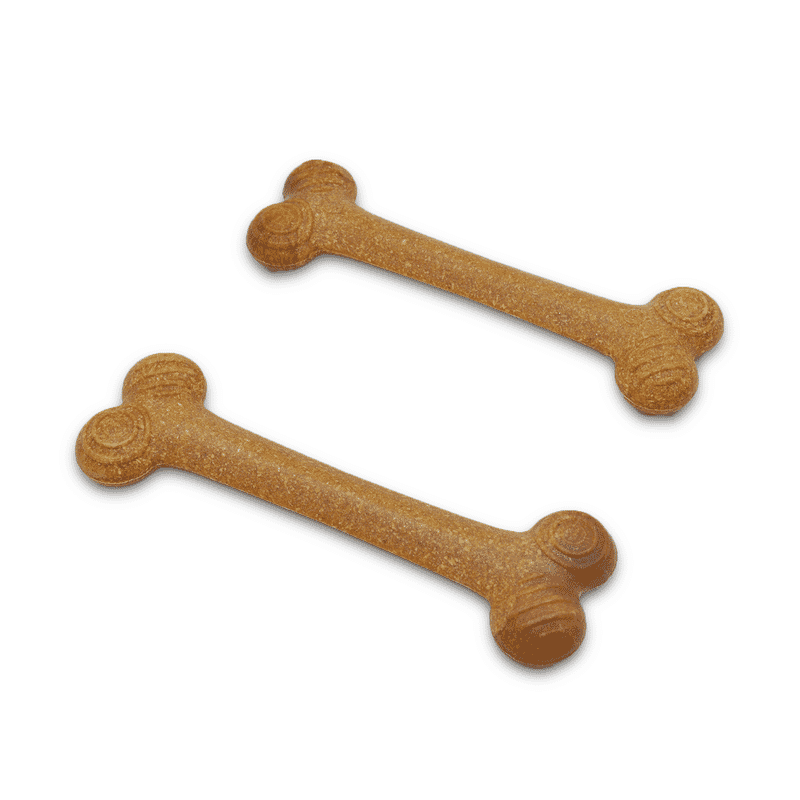 Fofos Bone Twins Woodplay Chew Toy - Wagr Petcare