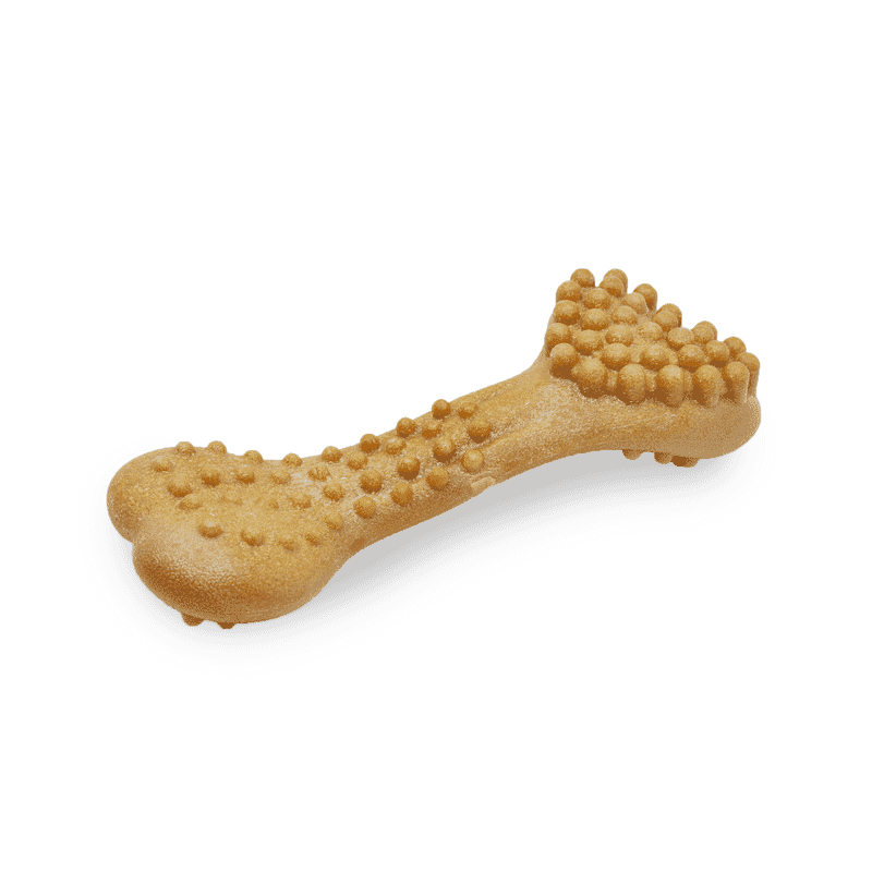 Fofos Brush Bone Woodplay Chew Toy - Wagr Petcare