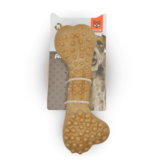 Fofos Brush Bone Woodplay Chew Toy - Wagr Petcare