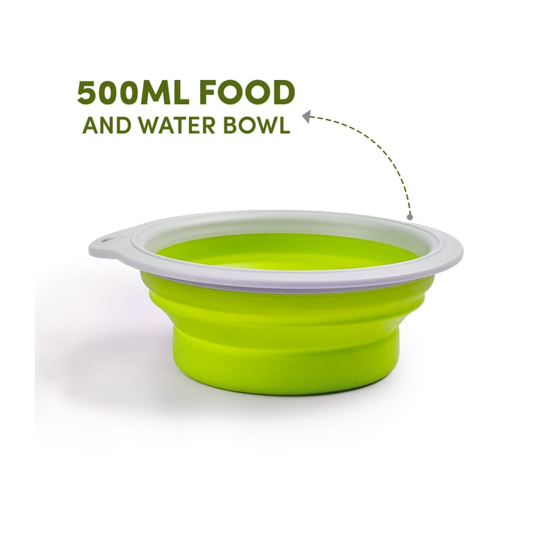 Fofos Collapsible Bowls for Pets, 500ml - Wagr Petcare
