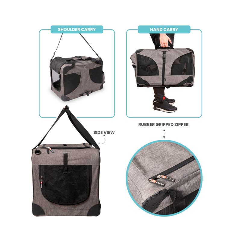 Fofos Comfort Premium Outdoor Pet Carrier - Wagr Petcare