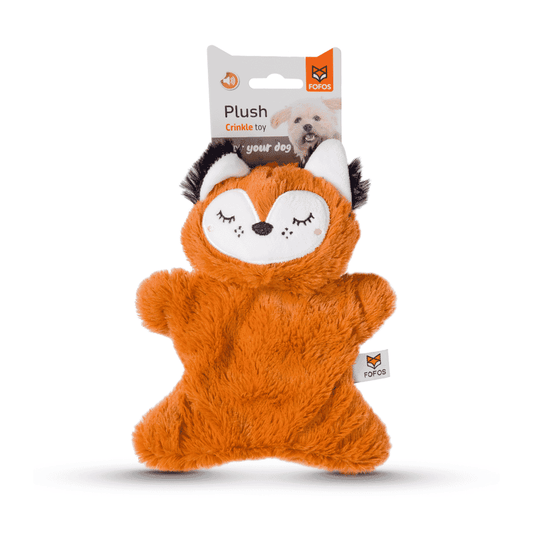 Fofos Glove Plush Fox Dog Toy - Wagr Petcare