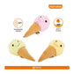 Fofos Ice Cream Plush Toy for Dogs (Mix) - Wagr Petcare