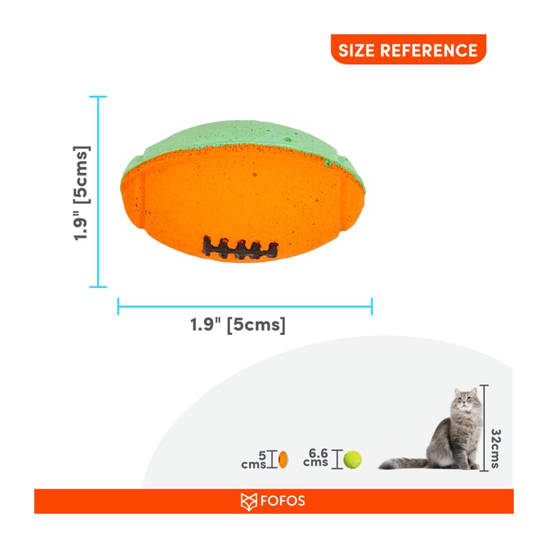 Fofos Latex Ball Toy for Cats, 36 pieces at Rs. 85 per piece - Wagr Petcare