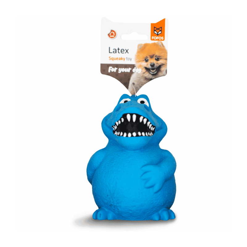 Fofos Latex Bi Dinosaur Dog Toy - Wagr Petcare