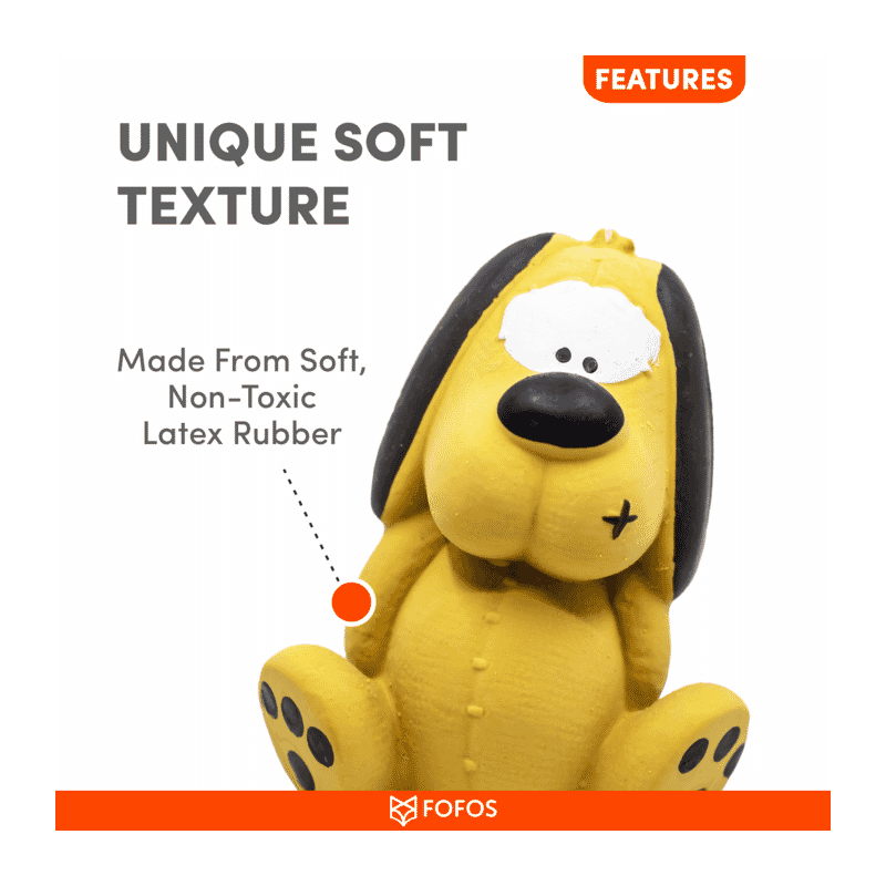Fofos Latex Bi Dog for Small Dogs - Wagr Petcare