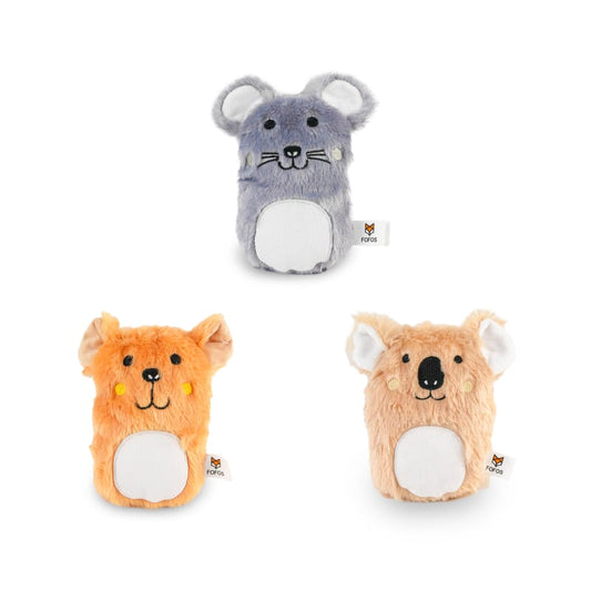 Fofos Mr Mouse Plush Toys for Dogs (Mix) - Wagr Petcare