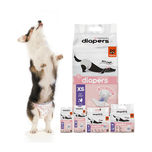 Fofos Pet Diaper Female Dog - Wagr Petcare
