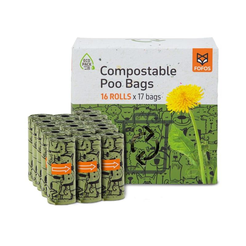 Fofos Poop Bags 16 Rolls - Wagr Petcare