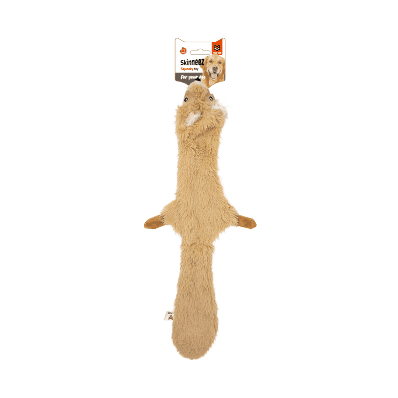 Fofos Skinneez Squirrel Dog Toy - Wagr Petcare