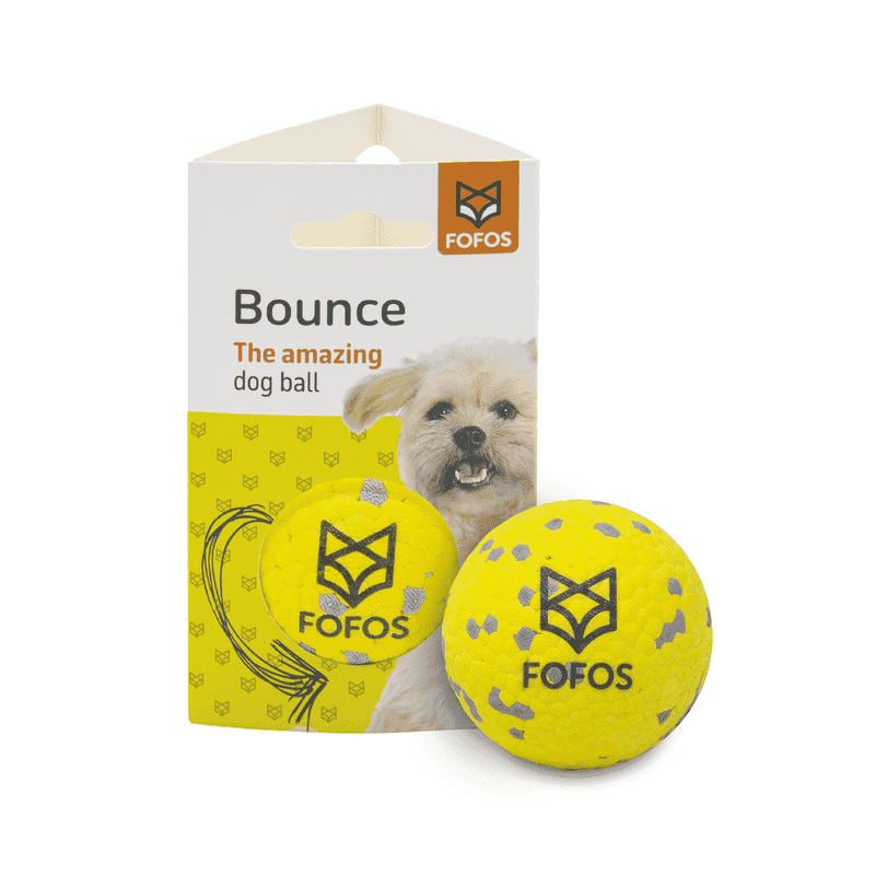 Fofos Super Bounce Ball Small Dog Chew Toy - Wagr Petcare