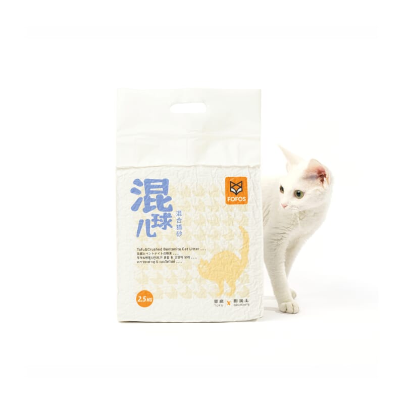 Fofos Tofu & Crushed Bentonite Cat Litter, 6L - Wagr Petcare