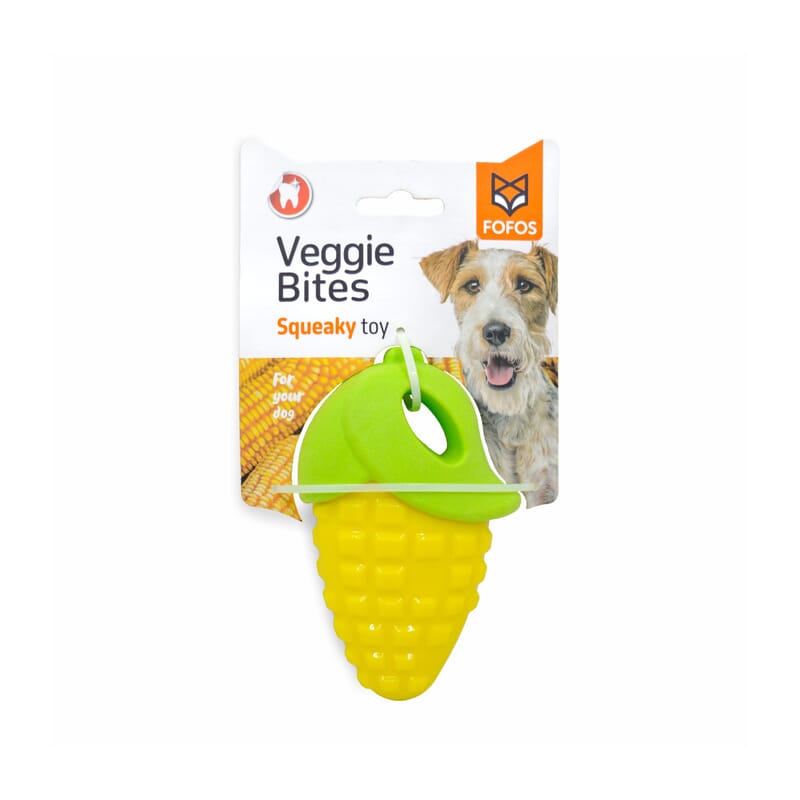 Fofos Vegi-Bites Corn Dog Chew Toy - Wagr Petcare