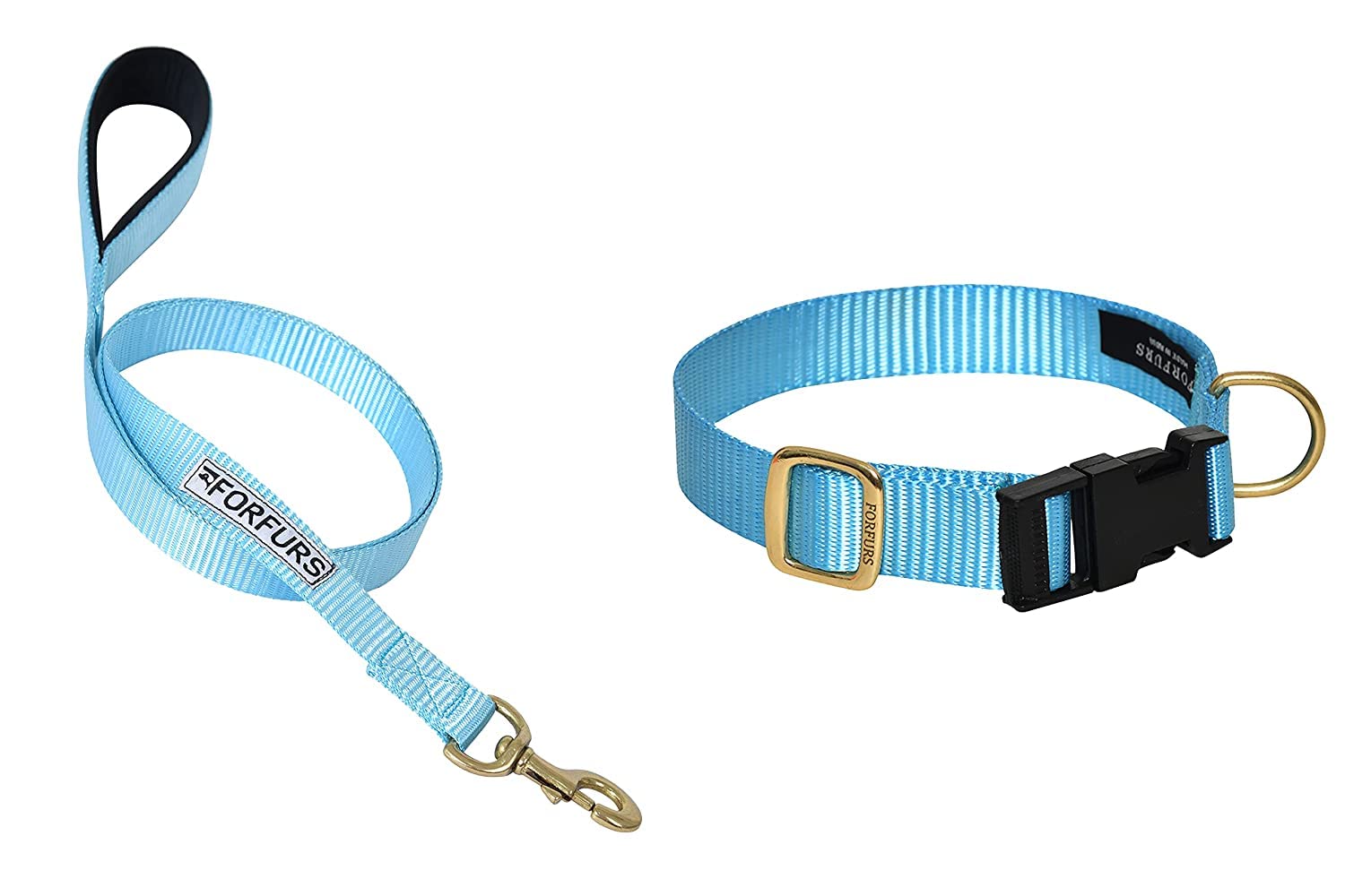 Forfurs Classic Snap Collar and Adjustable Leash Set - Wagr - The Smart Petcare Platform