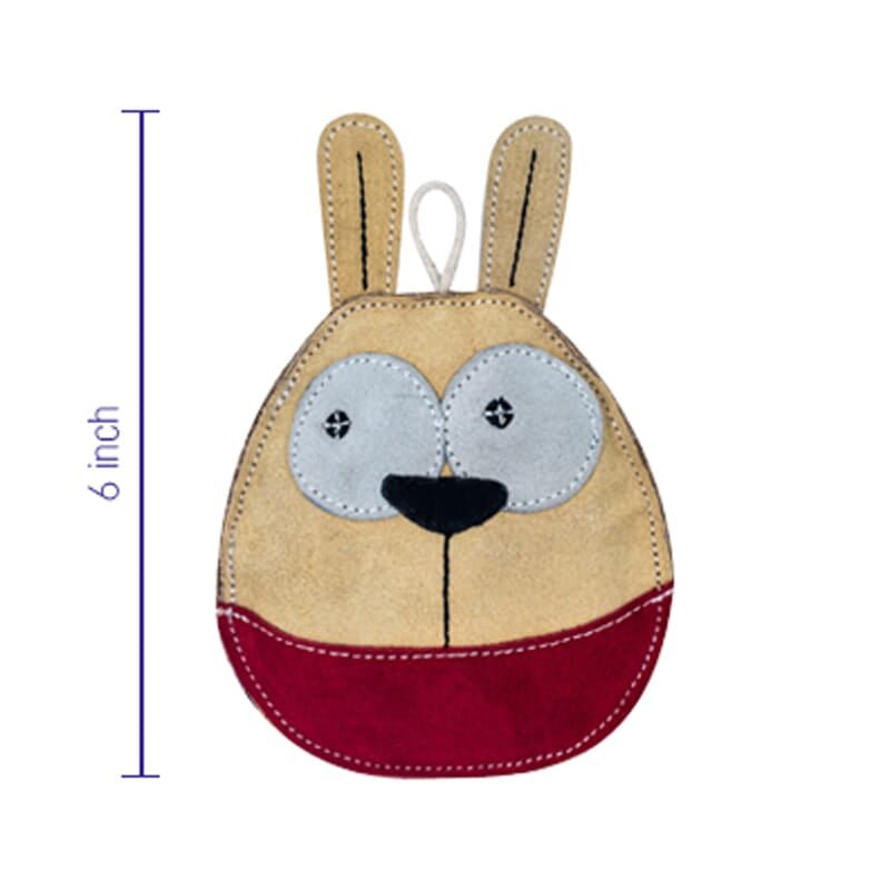 Forfurs Dog face Leather Dog Toy - Wagr - The Smart Petcare Platform